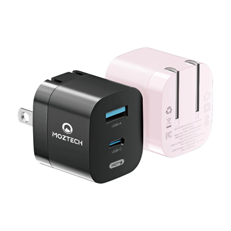萬魔 MOZTECH│M5 PD33W GaN 雙孔電源供應器