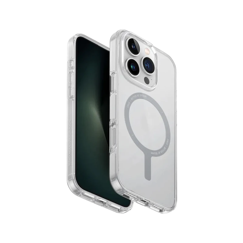 UNIQ Clario│高透亮防摔磁吸保護殼│for iPhone 16 四角加強防護