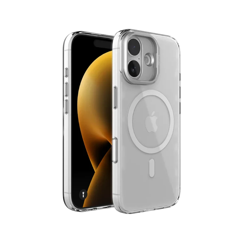 SOLiDE 索力得 CRYST iPhone 17 晶透保護殼 |抗黃透明手機殼 |磁吸支架殼