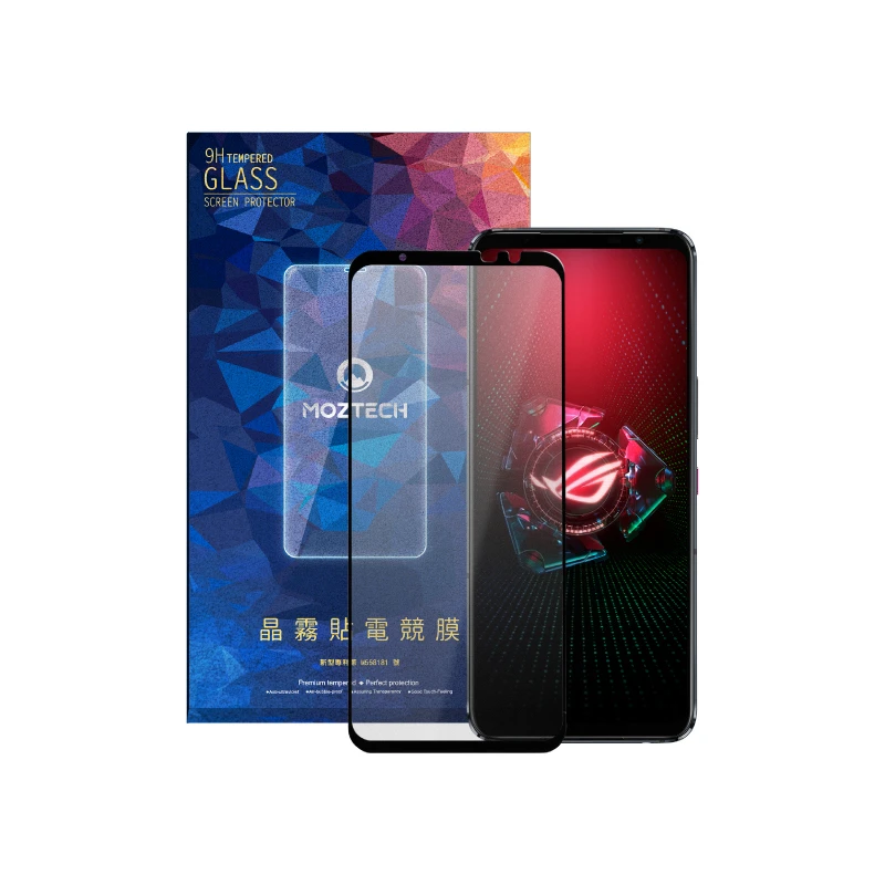 MOZTECH│ROG 5/5S 全型號 晶霧貼電競膜