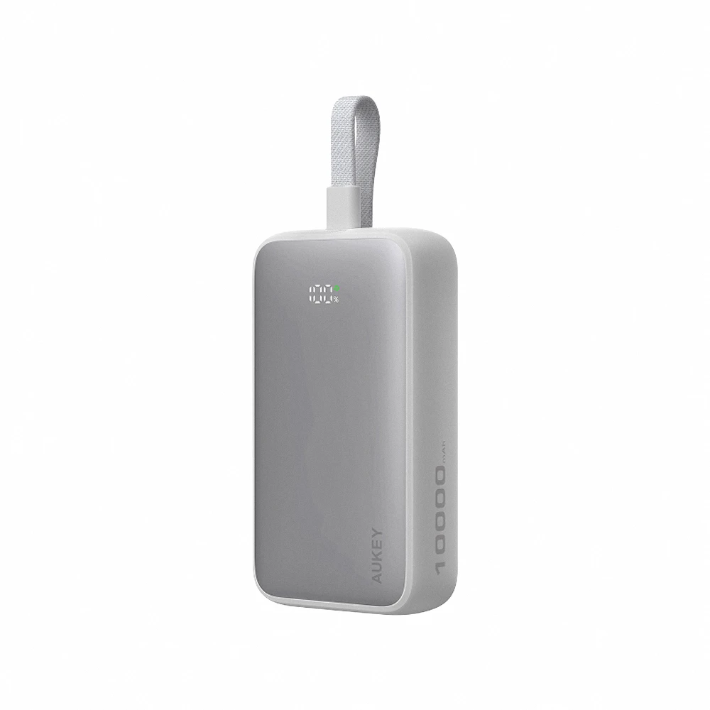 AUKEY 小冰棒 PB-Y61｜10000mAh 行動電源｜30W 自帶線快充