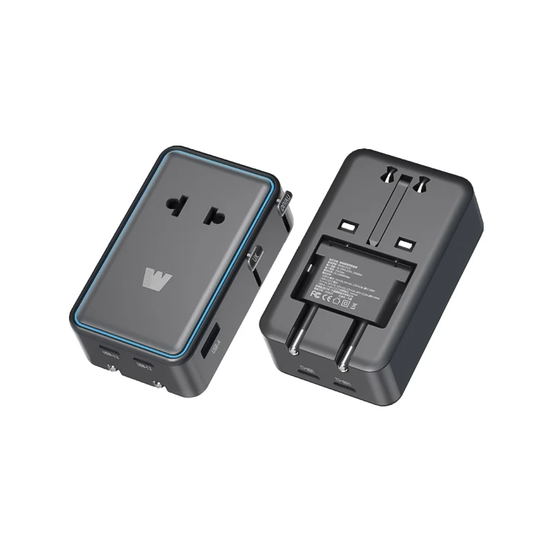 Wephone WD03-TC01｜45W輕薄型出國轉接頭｜多國通用充電器