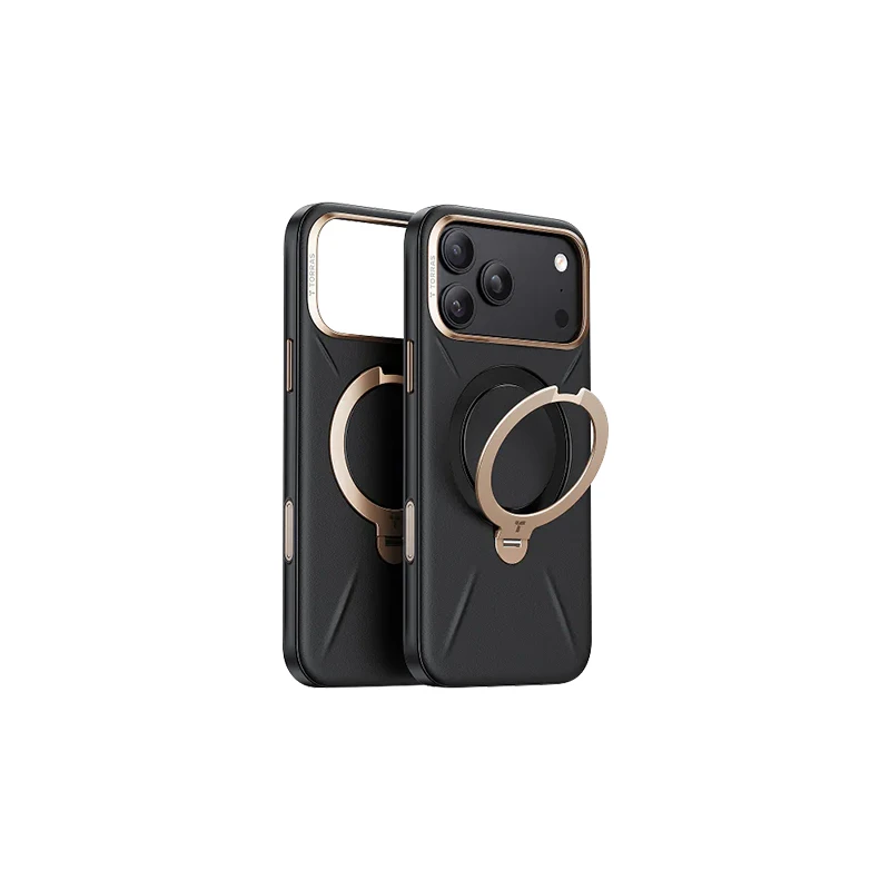 TORRAS Ostand Q3 VegSkin｜iPhone 18 Pro手機殼｜有機皮革支架殼