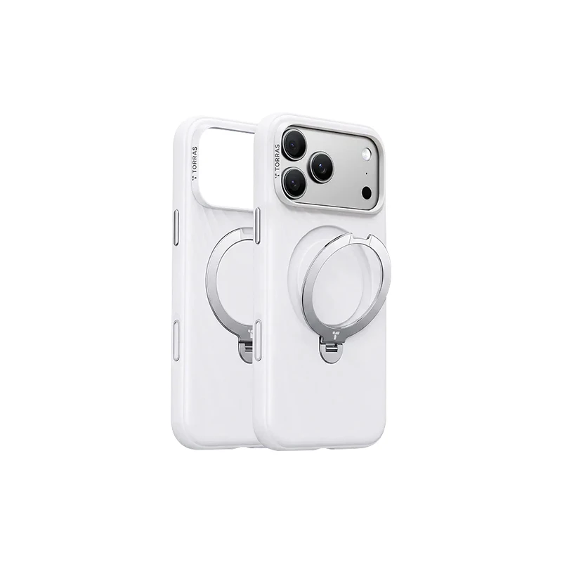 TORRAS Ostand Q3 Wind｜iPhone 18 Pro手機殼｜風紋矽膠支架殼