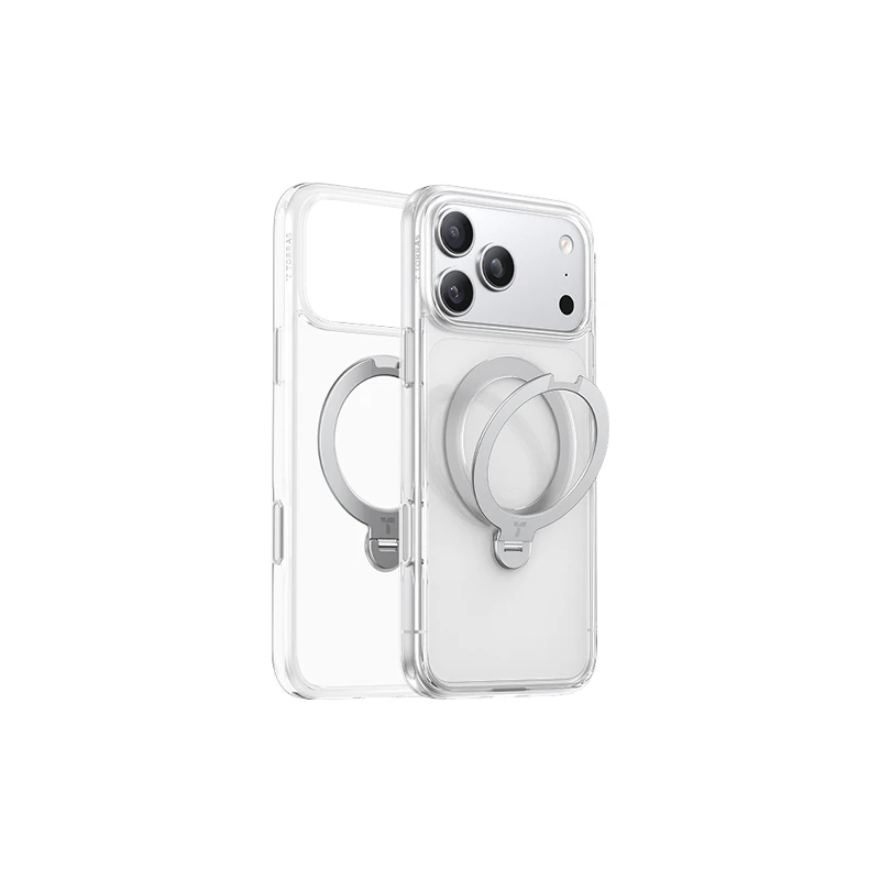 TORRAS Ostand Q3 Spin｜iPhone 18 Pro手機殼｜透明支架防摔殼