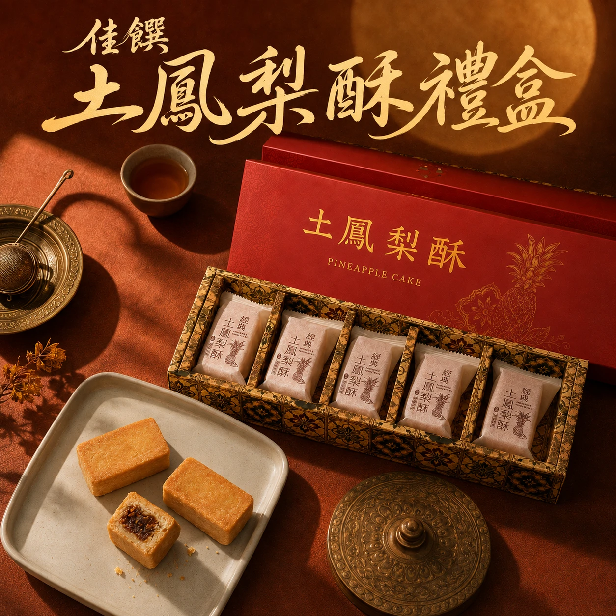 【佳饌】純素 土鳳梨酥禮盒