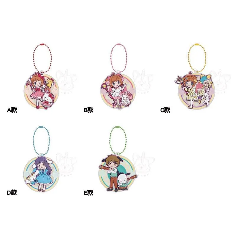 【M.M小舖】『現貨』 BANDAI 轉蛋 扭蛋 庫洛魔法使X三麗鷗軟膠吊飾P3 3 小櫻 知世 小狼 吊飾 全5款