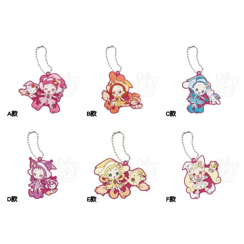 【M.M小舖】『現貨』 BANDAI 轉蛋 扭蛋 小魔女DOREMI&三麗鷗角色軟膠吊飾P3 小魔女 三麗鷗 吊飾 全6