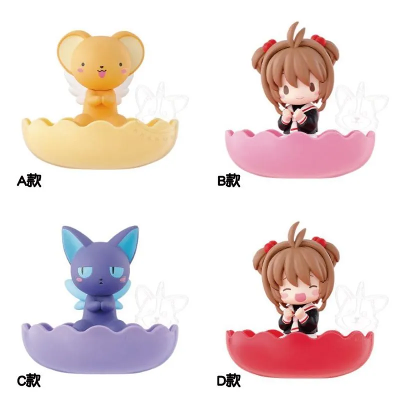 【M.M小舖】『現貨』 BANDAI 轉蛋 扭蛋 庫洛魔法使飾品收納盒 小櫻 小可 收納盒 公仔 小全3款