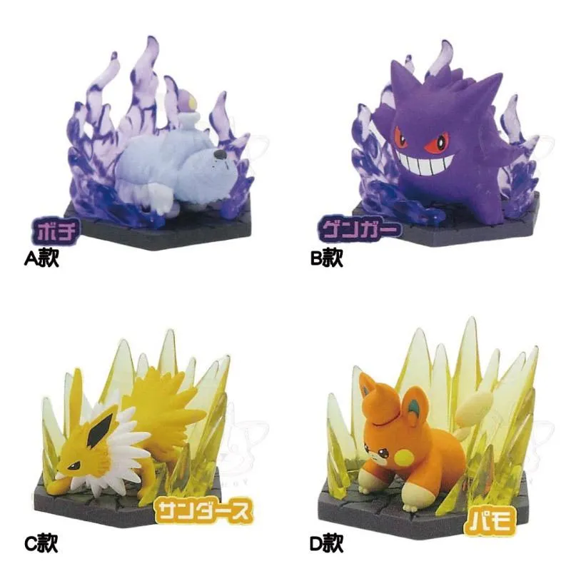 【M.M小舖】『現貨』 T-ARTS 轉蛋 扭蛋 精靈寶可夢特效公仔 幽靈與電系篇 雷伊布 耿鬼 公仔 全4款