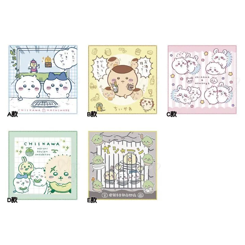 【M.M小舖】『現貨』 KITAN 轉蛋 扭蛋 吉伊卡哇萬用毛巾P2 2 吉伊卡哇 毛巾 小八貓 小桃 兔兔 全5款