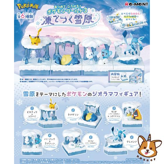 【M.M小舖】『現貨』 RE-MENT 盒玩 精靈寶可夢擴展世界P3 極凍雪原篇 皮卡丘 冰六尾 冰伊布 全6款 R9
