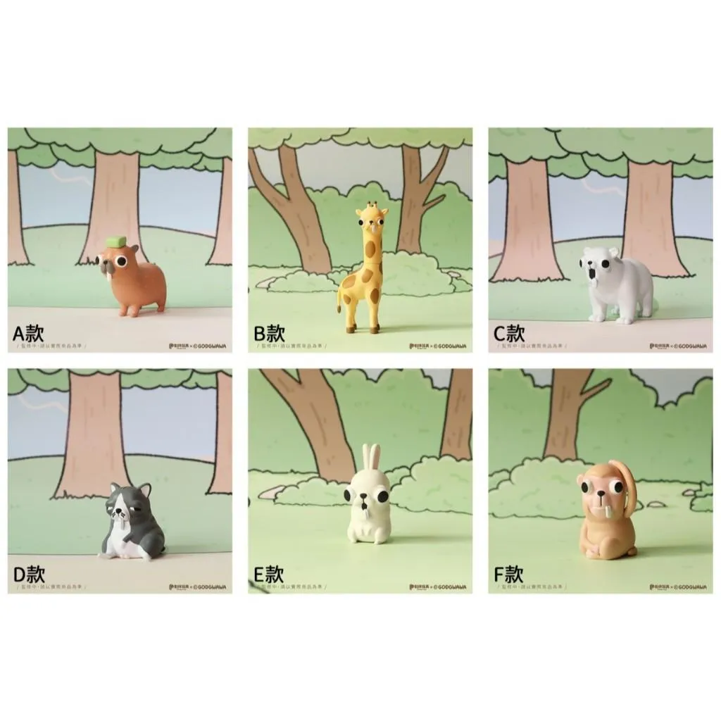 【M.M小舖】『現貨』夥伴玩具 轉蛋 扭蛋 變種吉娃娃 吉怪動物 吉娃娃 貼圖 模型 公仔 全6款