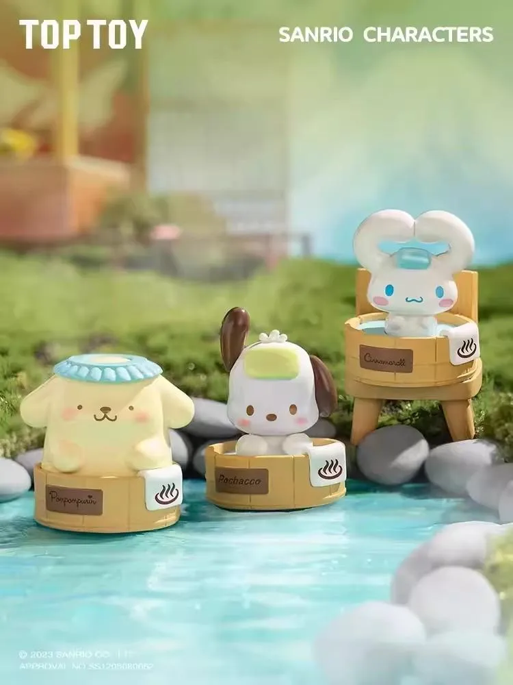 【M.M小舖】 『現貨』 盒玩 TOPTOY 三麗鷗溫泉MINI盲袋 蛋黃哥 大耳狗 一袋3入 一中盒16袋