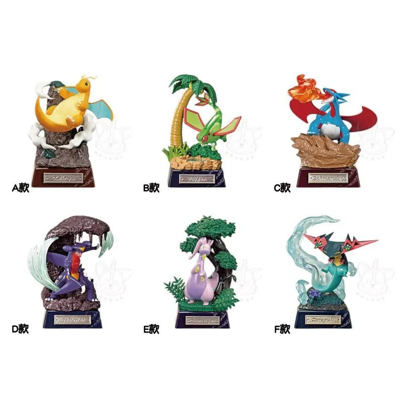 【M.M小舖】 『現貨』 RE-MENT 盒玩 寶可夢POCKET STATUE-龍屬性 大器晚成 準神 全6款