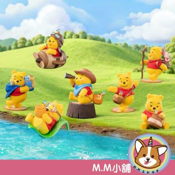 【M.M小舖】『現貨+預購』 盒玩 TOPTOY 迪士尼小熊維尼百年探蜜系列手辦盲盒 維尼 探險 盲抽 盲盒 一中盒6入