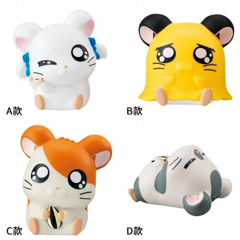 【M.M小舖】『現貨』 BANDAI 轉蛋 扭蛋 (大球) 哈姆太郎捏捏隊 麗麗 哈姆太郎 坐姿 公仔 全4款