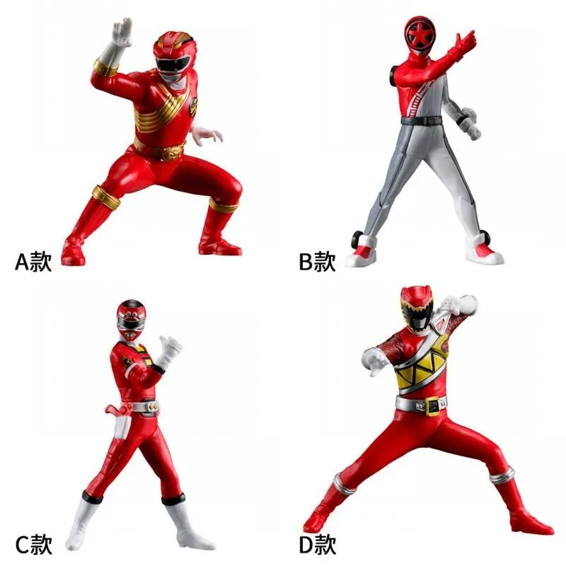 【M.M小舖】『現貨』 BANDAI 轉蛋 扭蛋 HG超級戰隊公仔P2 2 公仔 強龍紅 奔奔紅 牙吠紅 紅車手 全4款