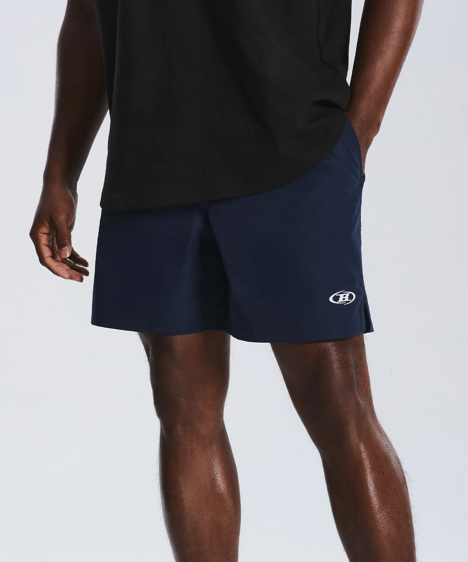 SYMBOL B ESSENTIAL ACTIVE SHORTS [NAVY]