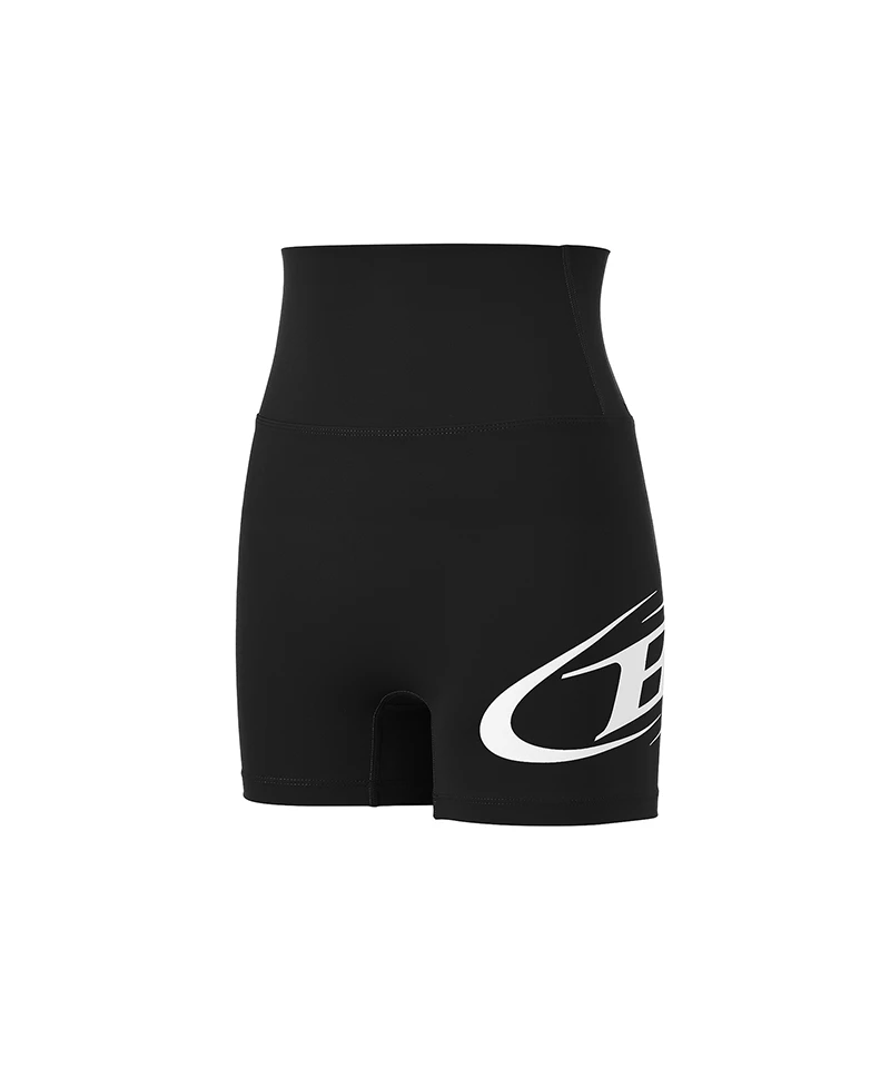 Level up! 新版本 B LOGO 3.5 BIKER SHORTS [BLACK]