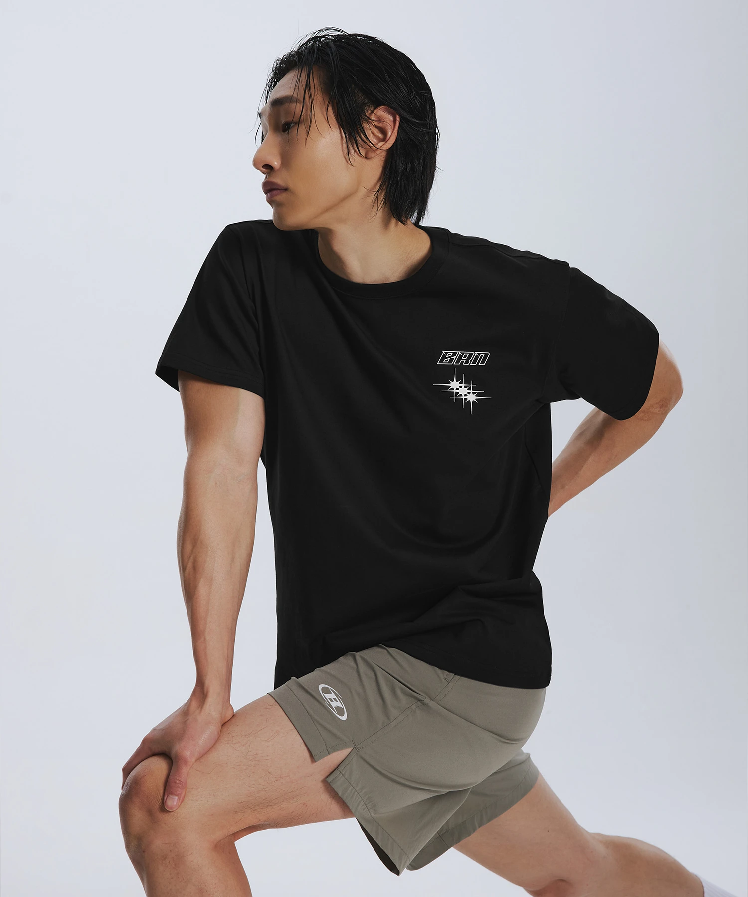 BRN RUNNER'S CLUB T-SHIRTS [BLACK]