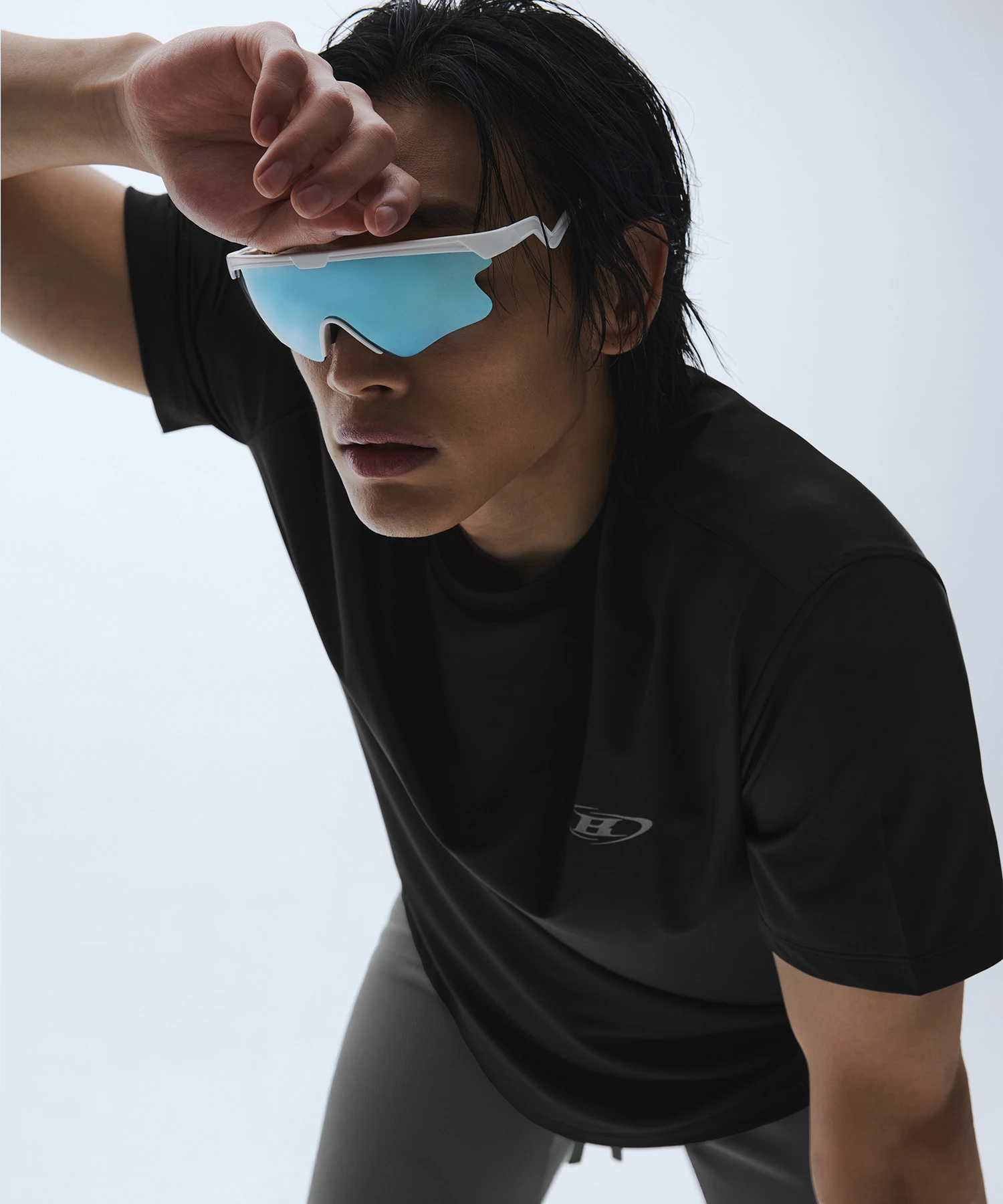 SYMBOL B QUICK DRY T-SHIRTS [BLACK]
