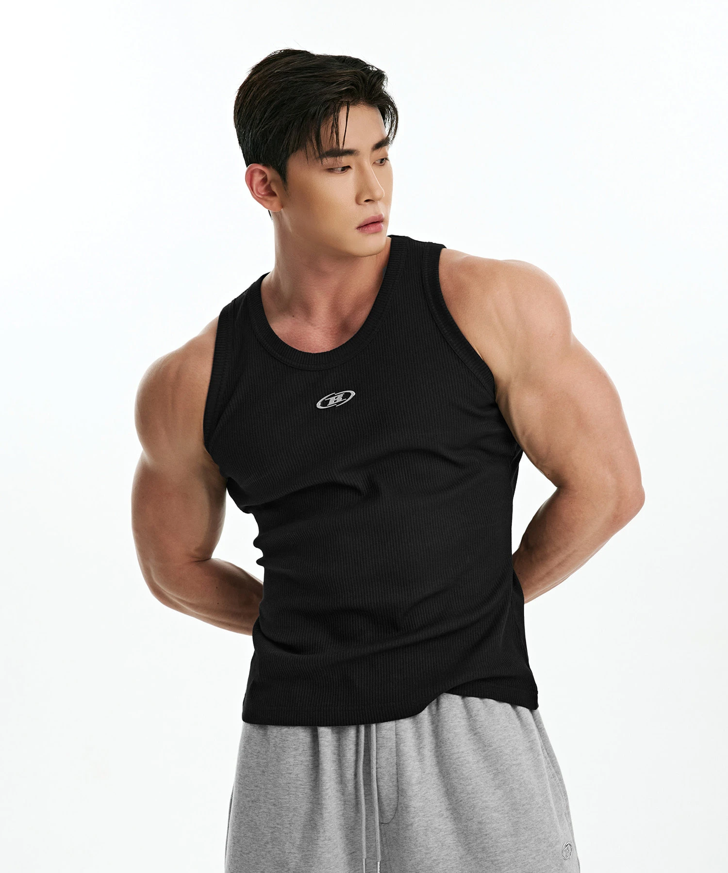 B-SYMBOL LOGO SLEEVELESS_NON MESH VER [BLACK]
