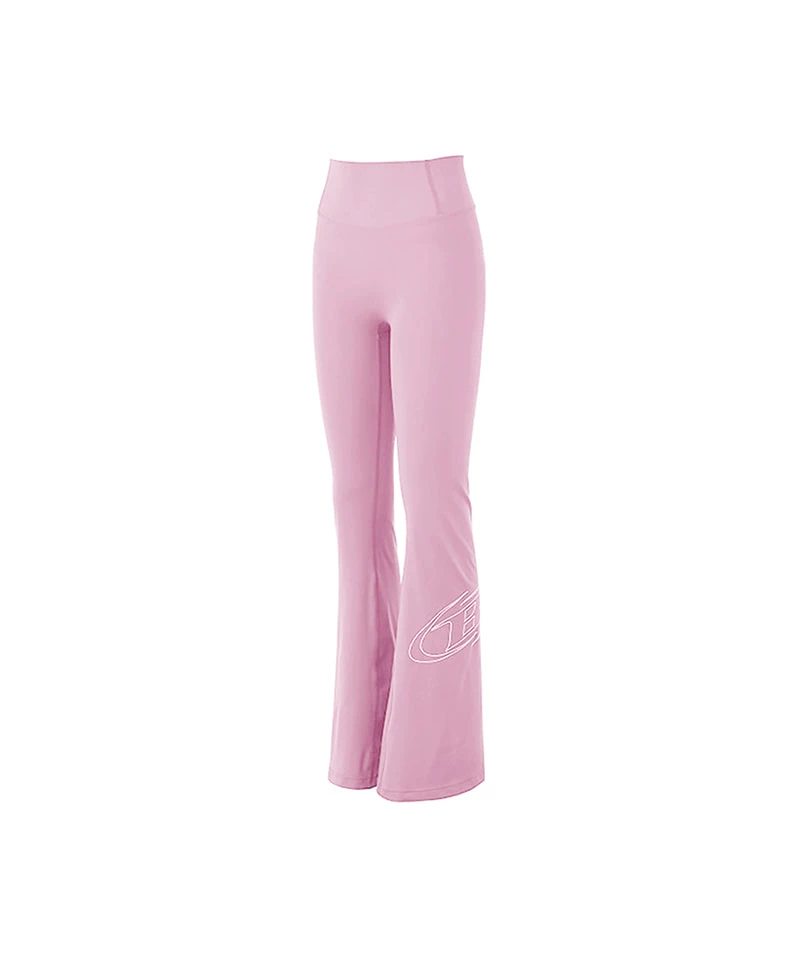 W STROKE B BOOTS CUT LEGGINGS [PINK]