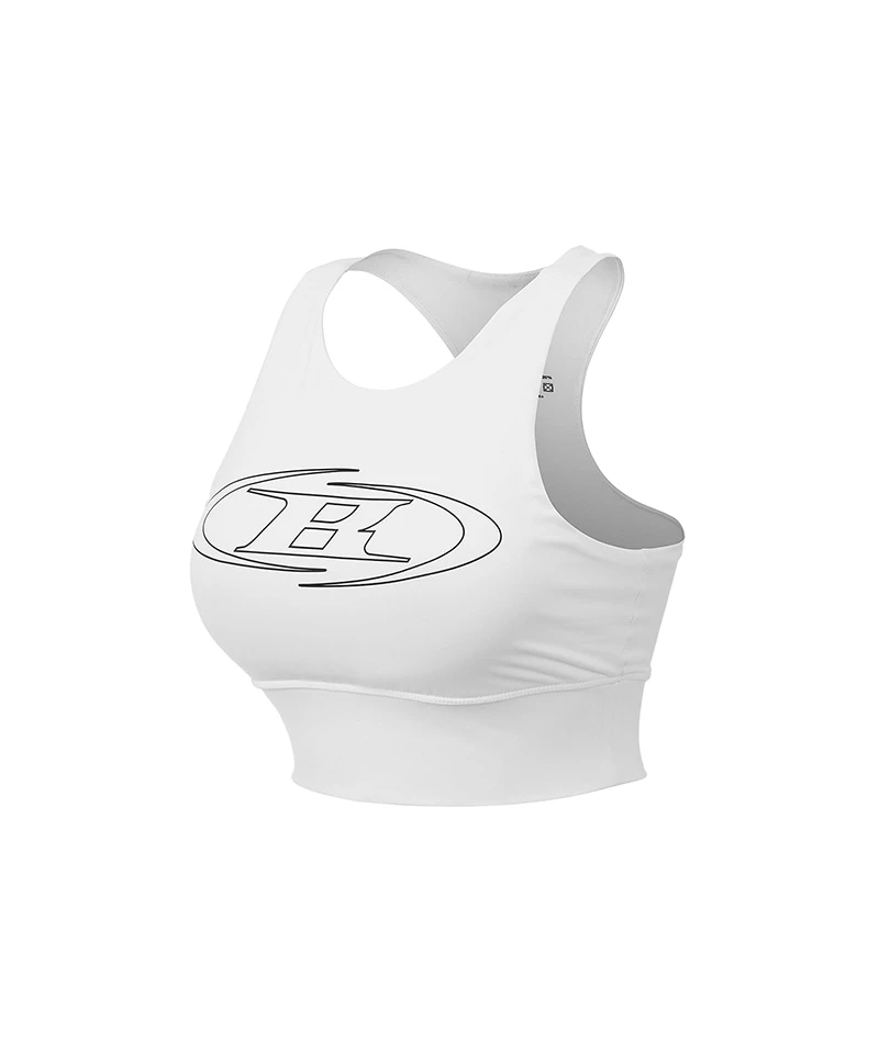 W STROKE B BRA TOP [WHITE]