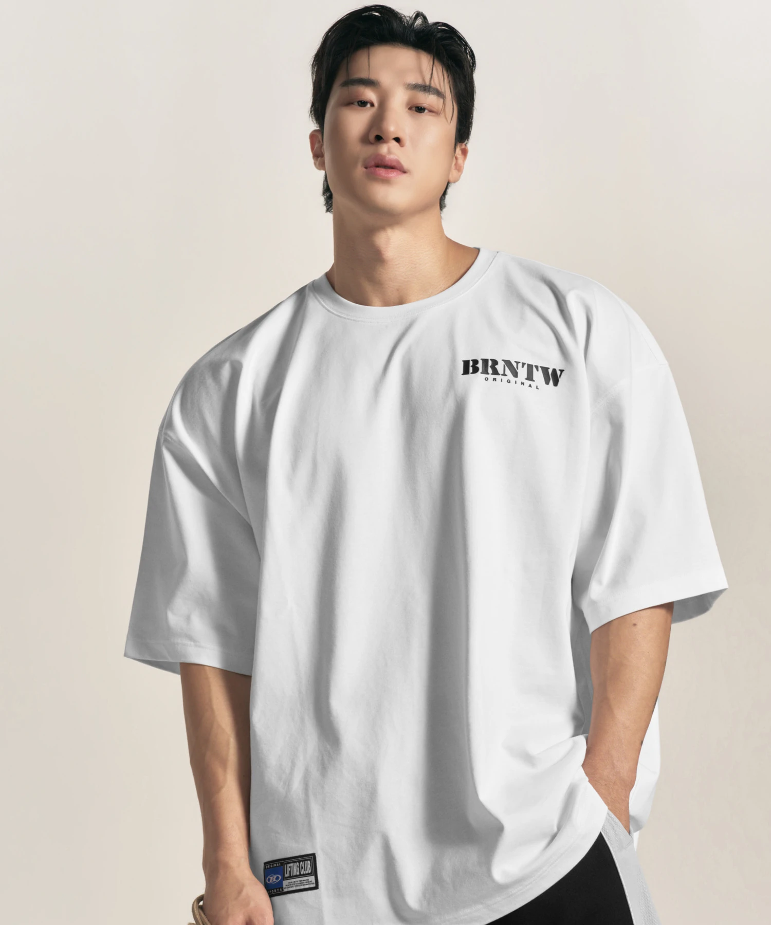 BRNTW LOGO T-SHIRTS [WHITE]