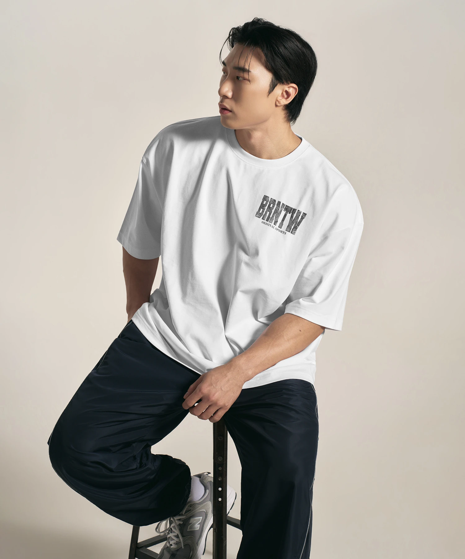 CRACK SYMBOL B GRAPHIC T-SHIRTS [WHITE]