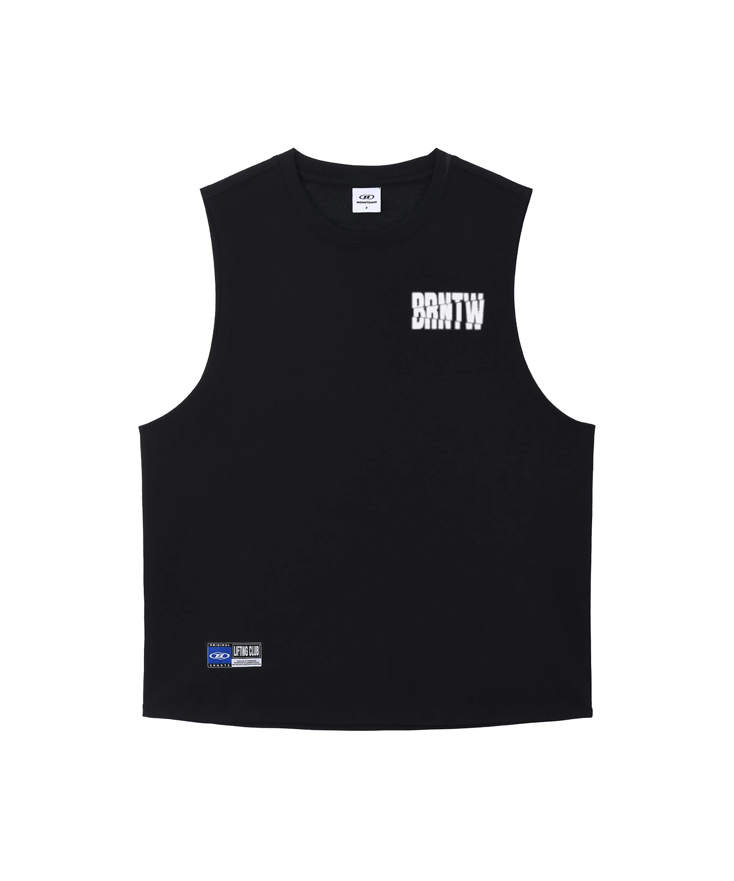 BRNTW HALFTONE SLEEVELESS [BLACK]