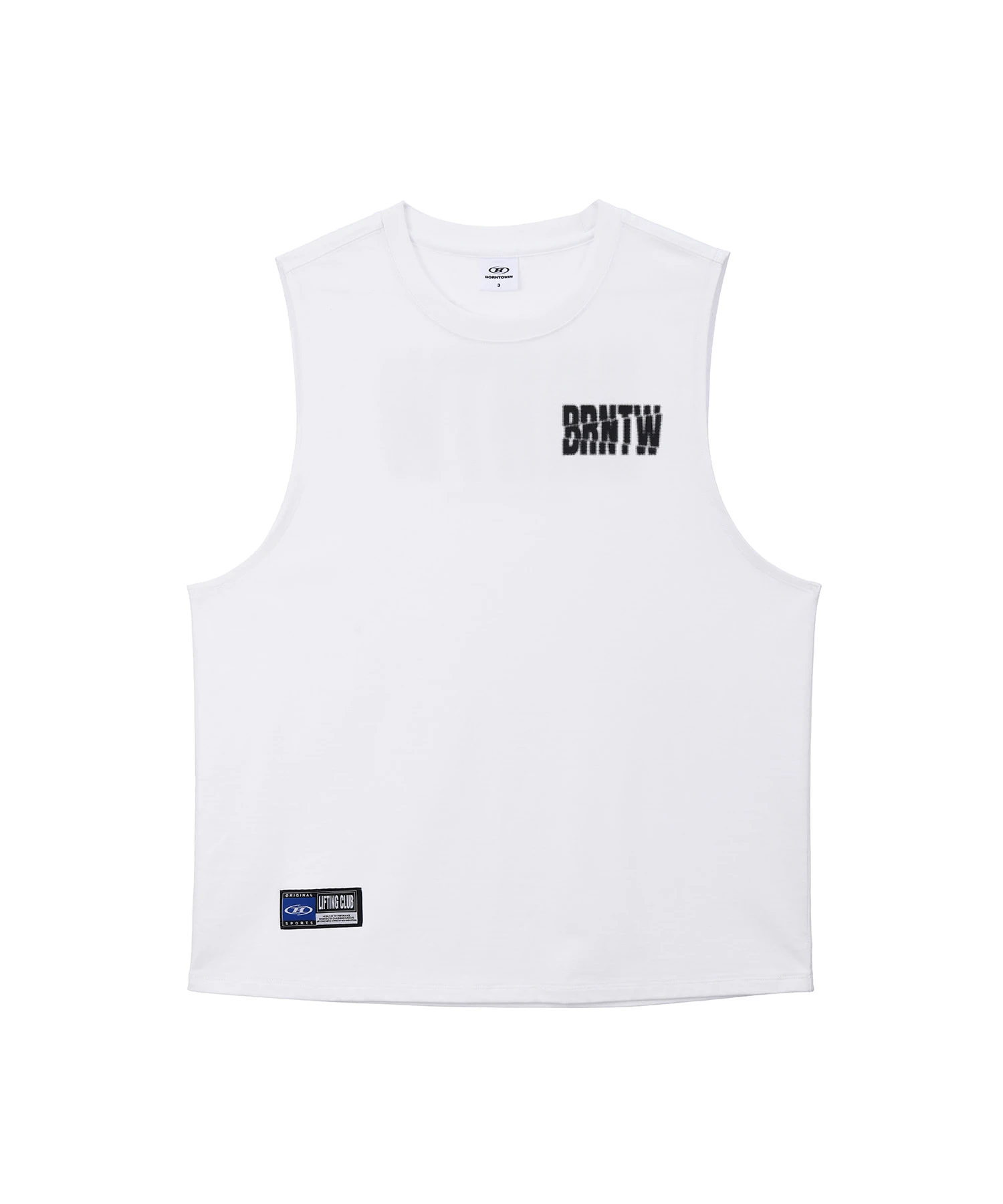 BRNTW HALFTONE SLEEVELESS [WHITE]