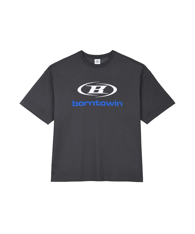[大H pick]SYMBOL B LOGO T-SHIRTS [CHARCOAL]
