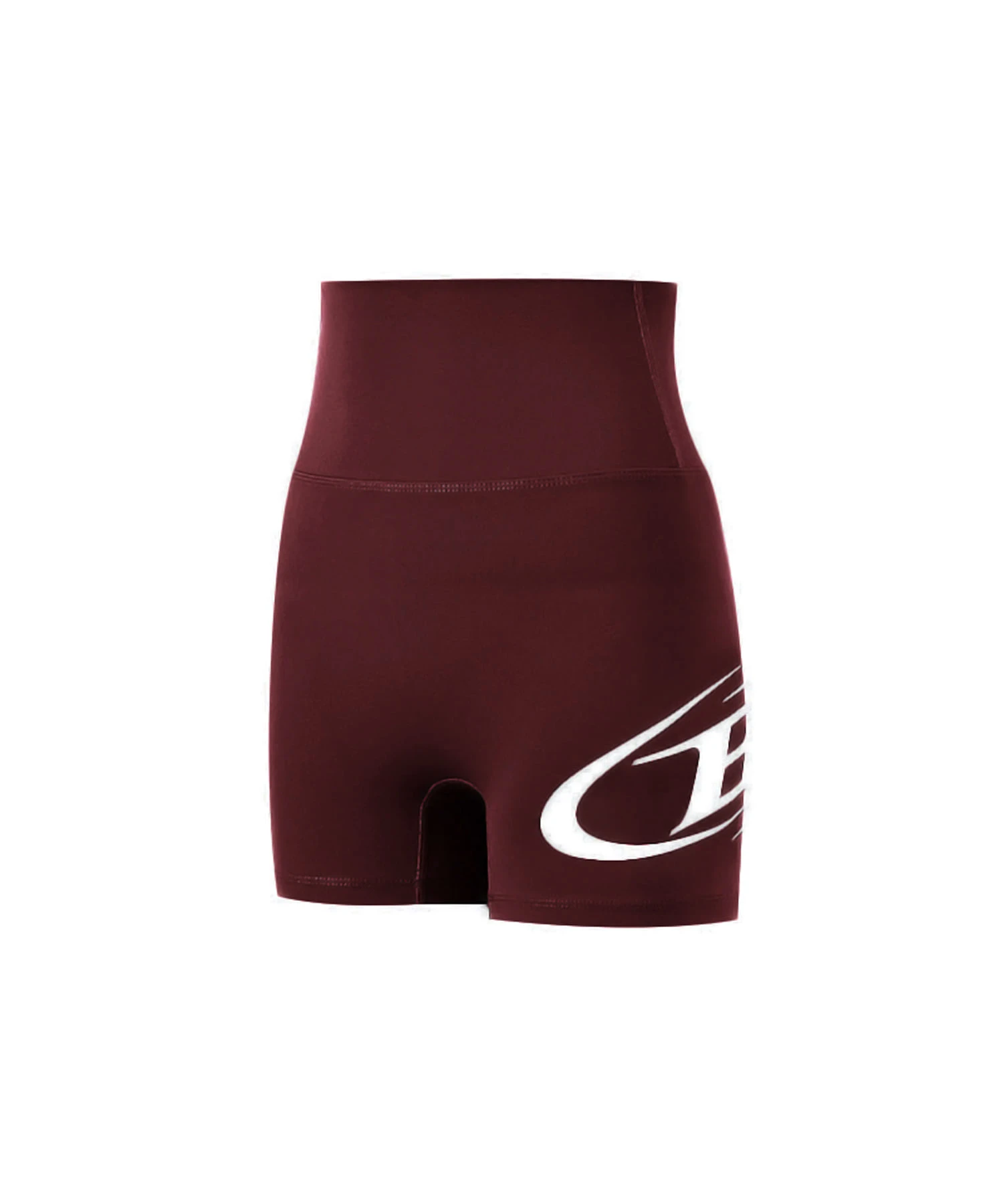 B LOGO 3.5 BIKER SHORTS [BURGUNDY]