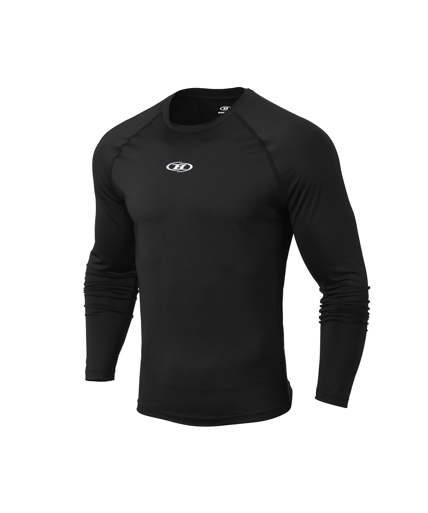 [大Hpick] SYMBOL B COMPRESSION LONG SLEEVE [BLACK]