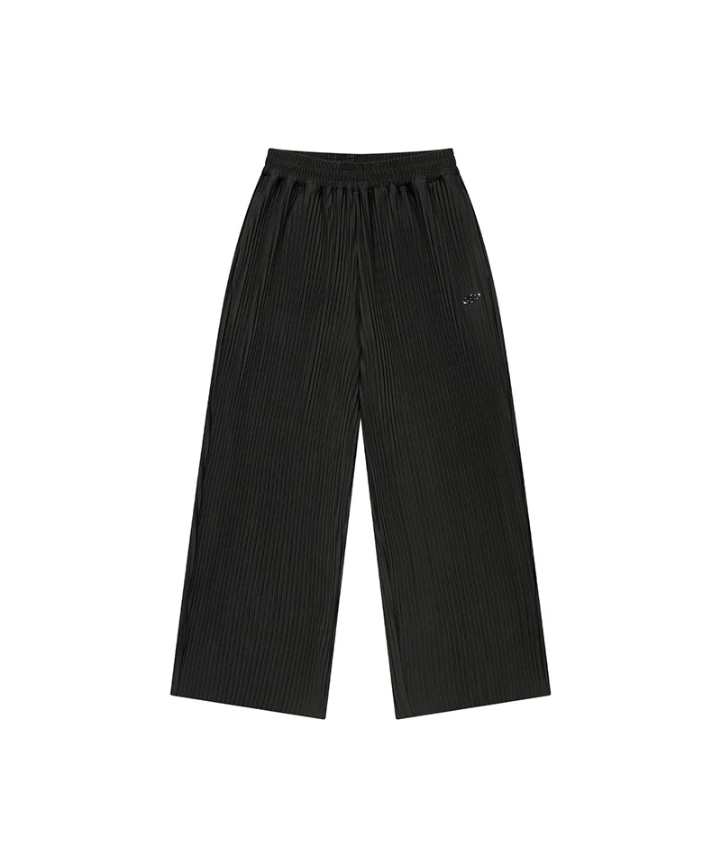 B PENDANT PLEATS PANTS [BLACK]