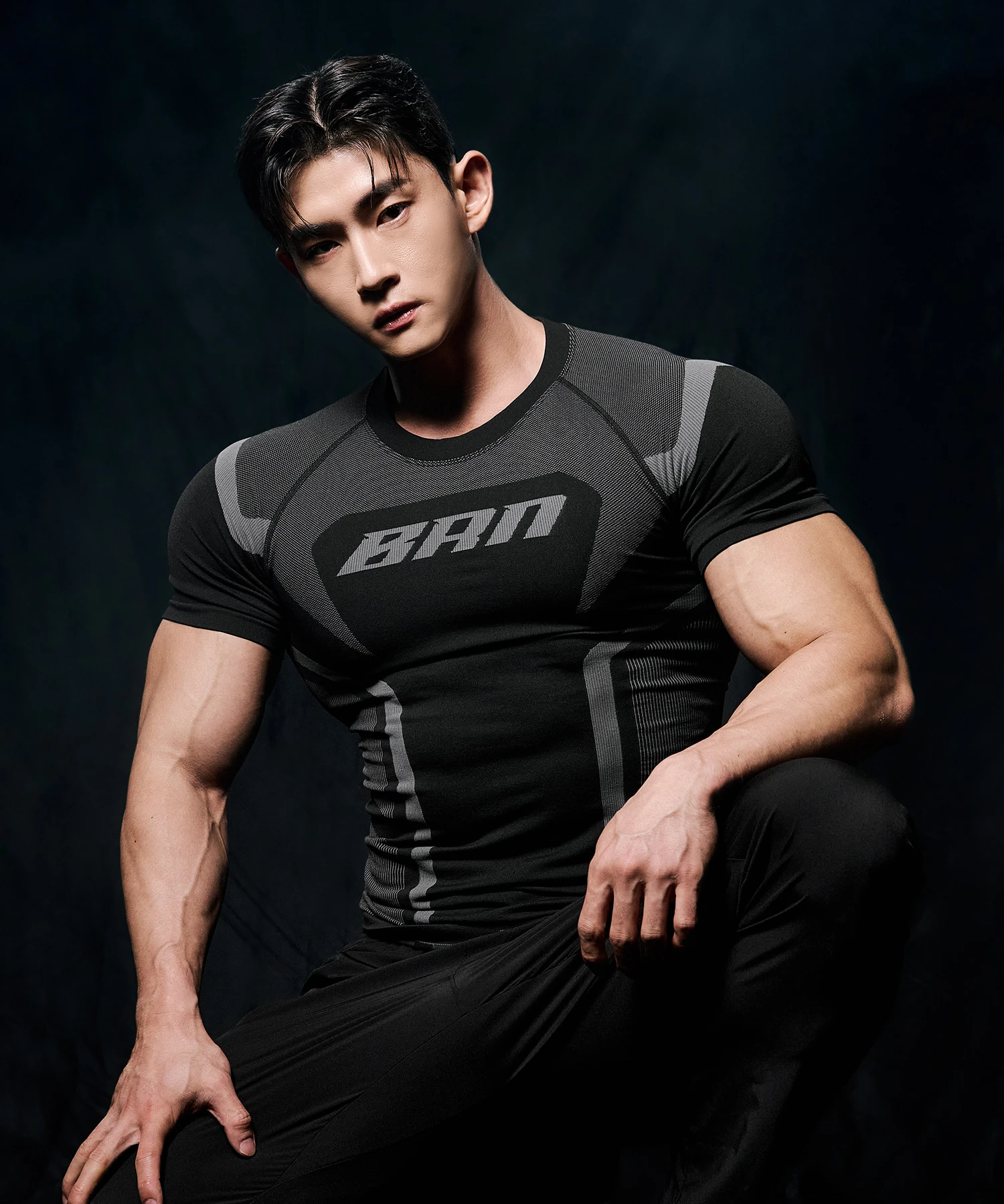 BRN ECLIPSE SEAMLESS SHORT SLEEVE [BLACK]