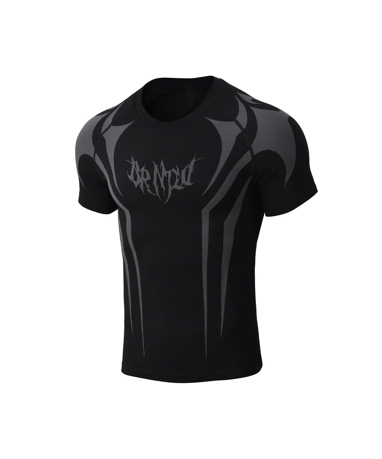 TRIBAL ECLIPSE SEAMLESS SHORT SLEEVE [BLACK]