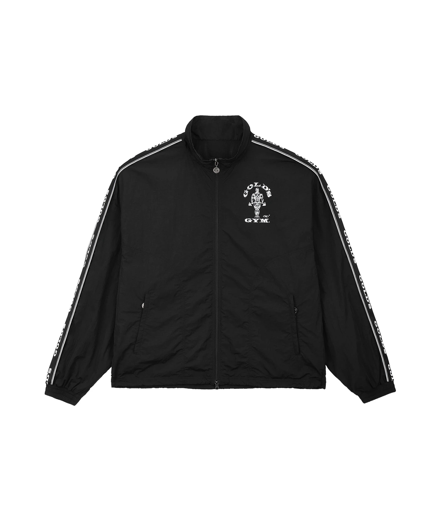 [大Hpick]GOLD'S MUSCLE JOE LEGACY TRACK JACKET [BLACK]