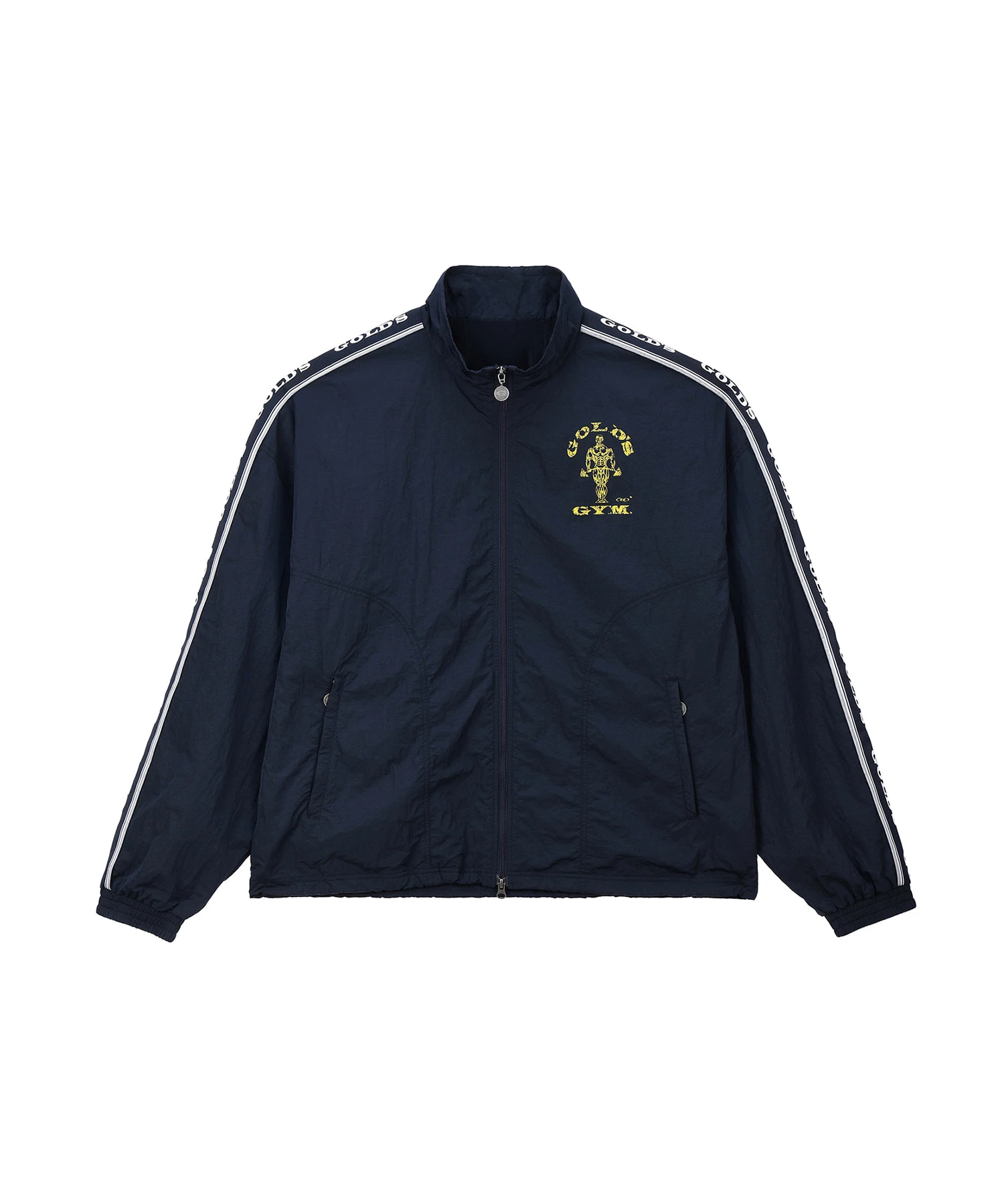 [大Hpick]GOLD'S MUSCLE JOE LEGACY TRACK JACKET [NAVY]