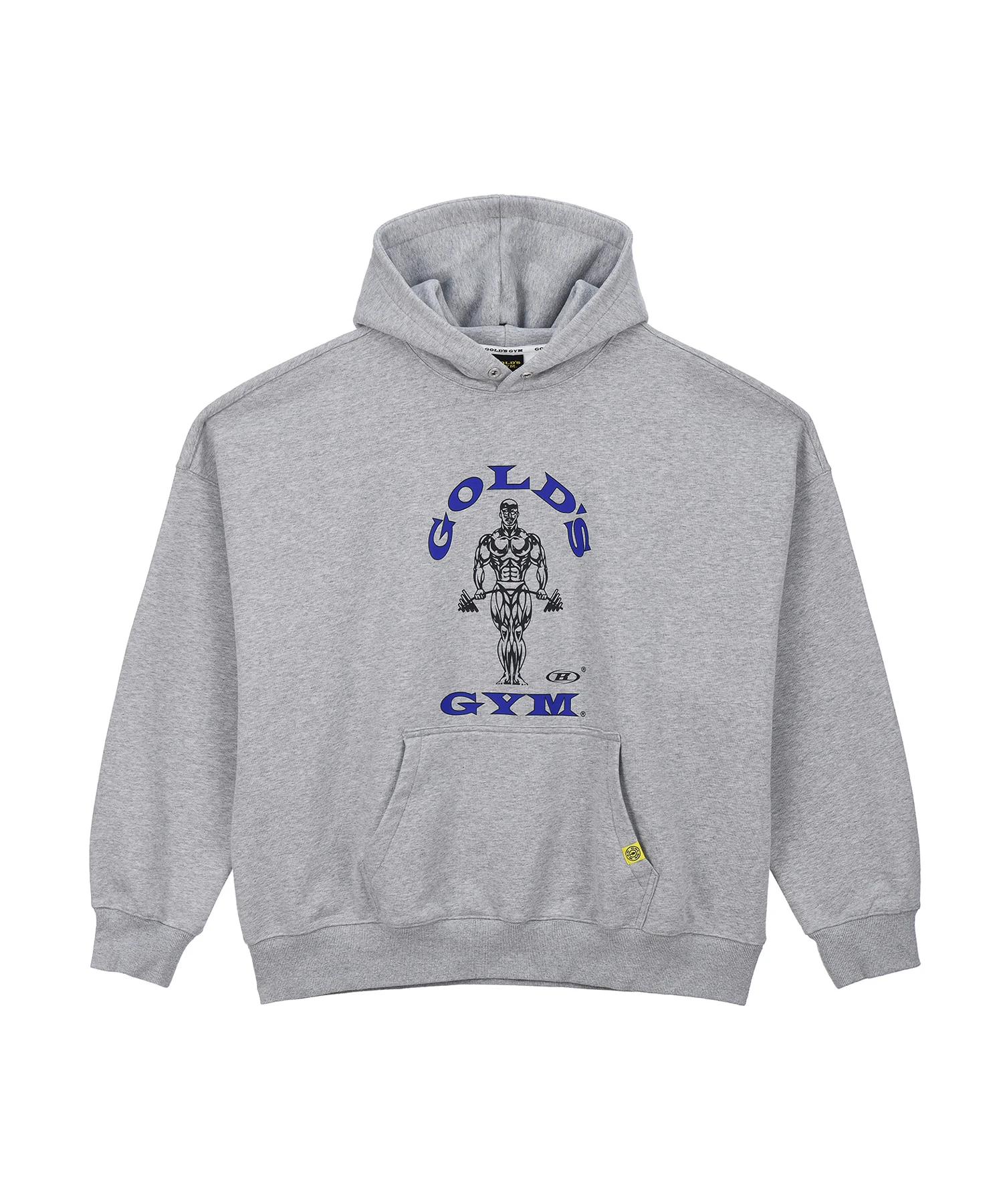 [大Hpick]GOLD'S MUSCLE JOE HOODIE [MELANGE GREY]