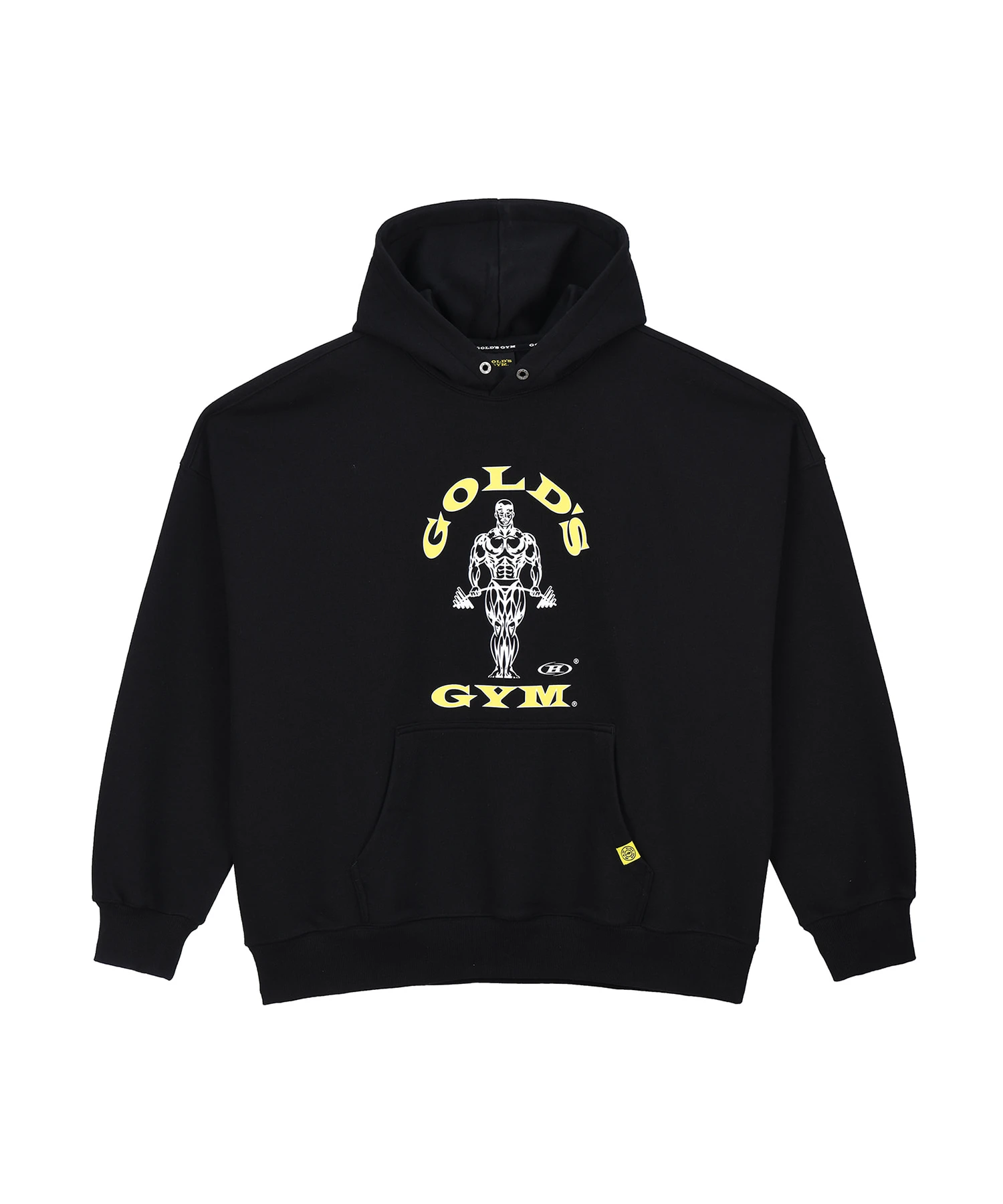 GOLD'S MUSCLE JOE HOODIE [BLACK]