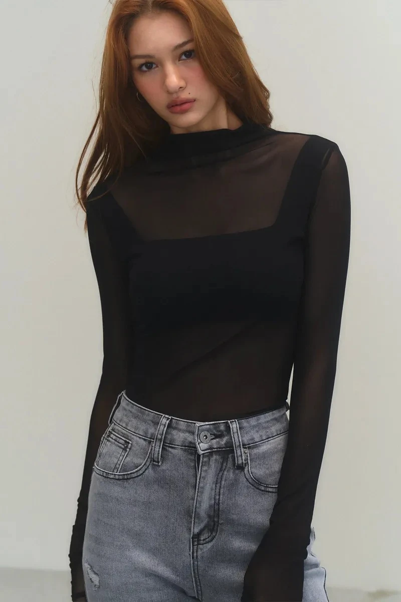 Rizz Layering Top - Black