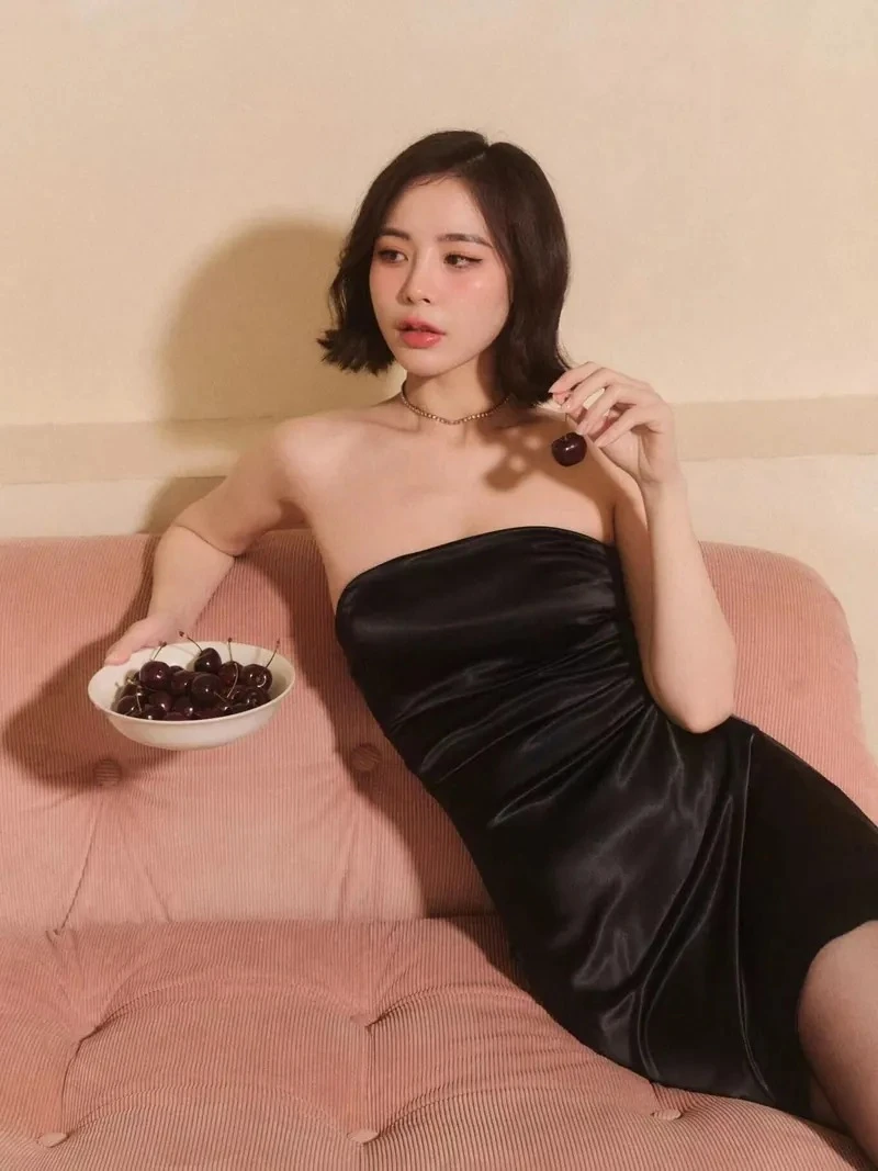 Love Language Silk Dress