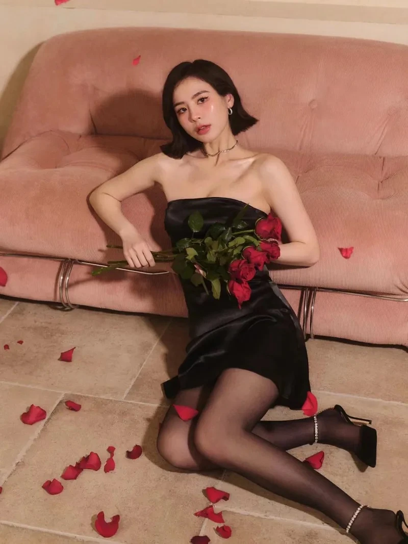 Love Language Silk Dress