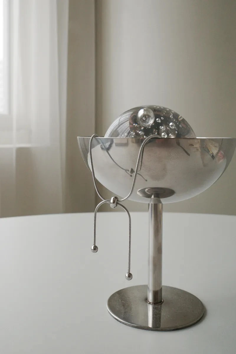 The Saturn Anklet - Silver