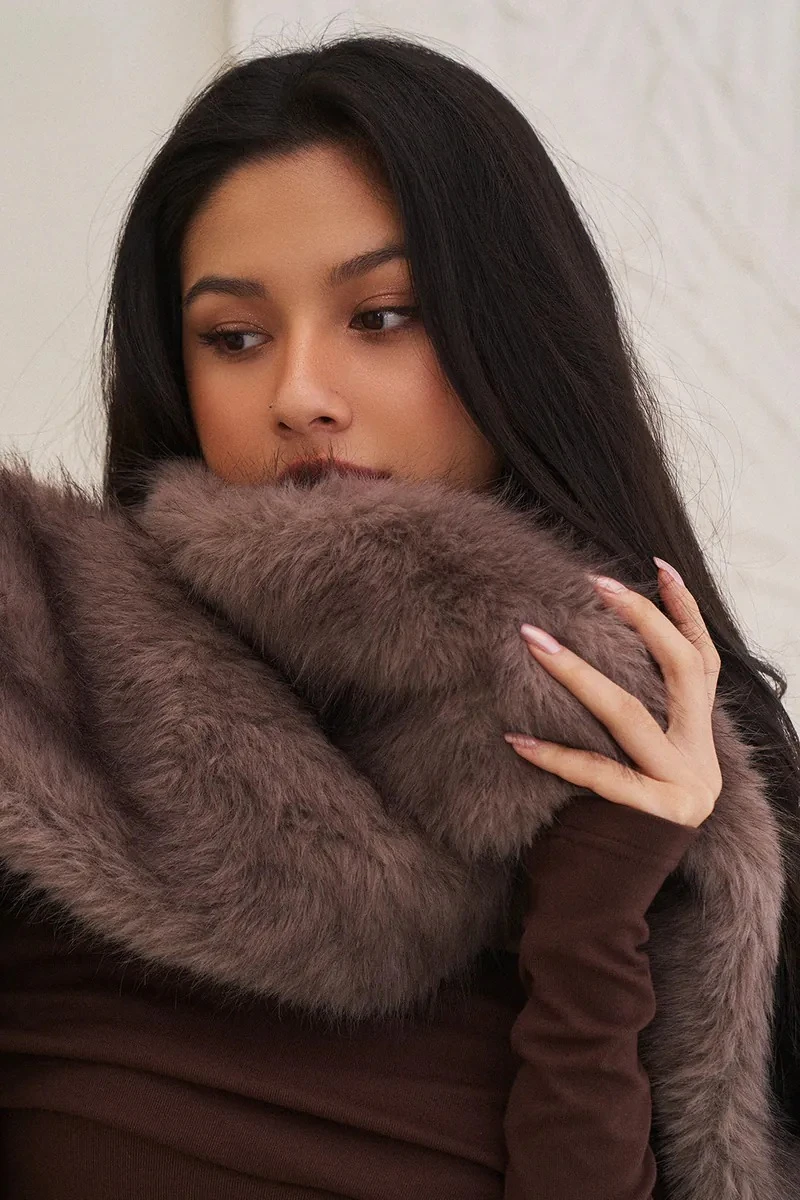 The Faux Fur Scarf