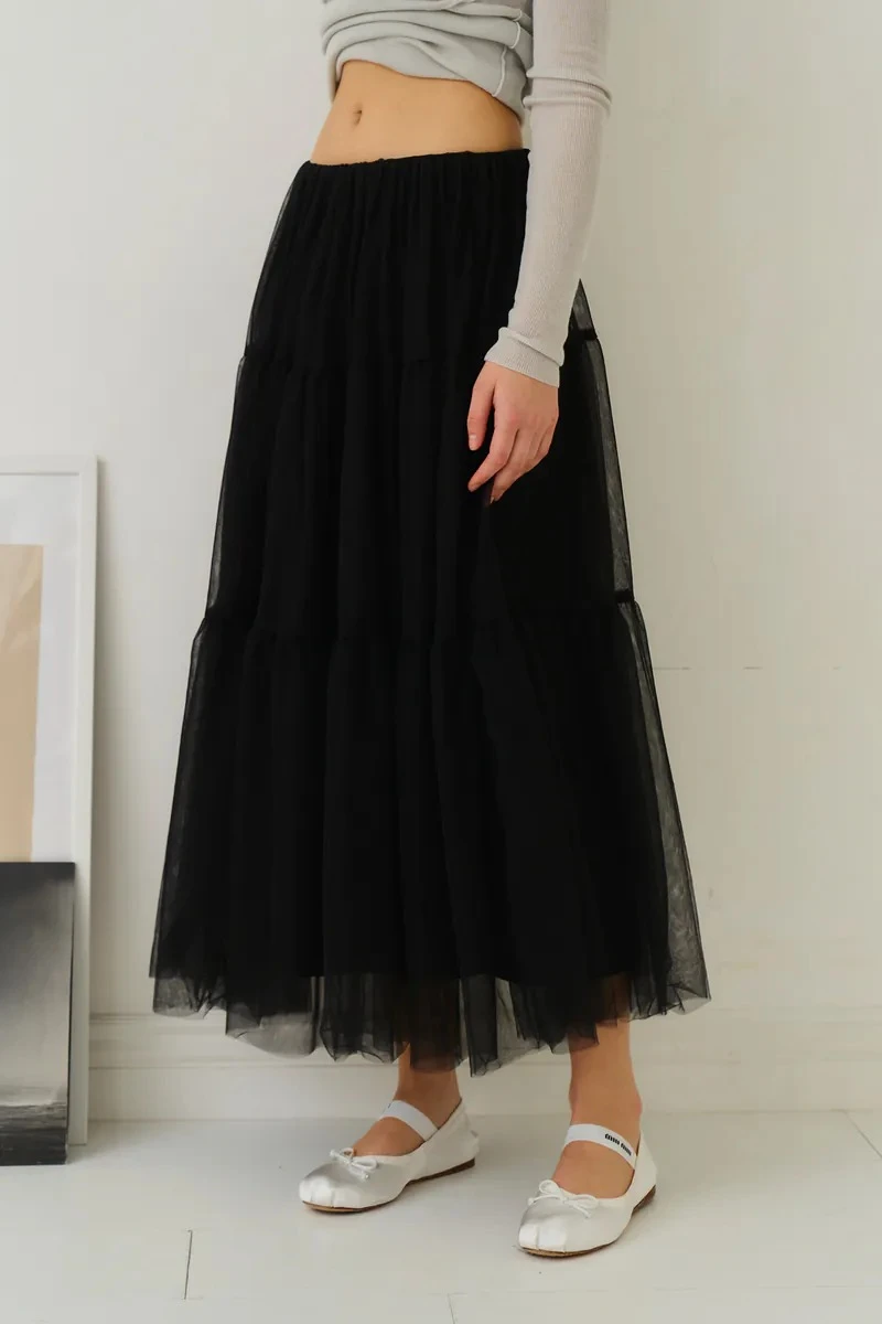 Tutu Maxi Skirt