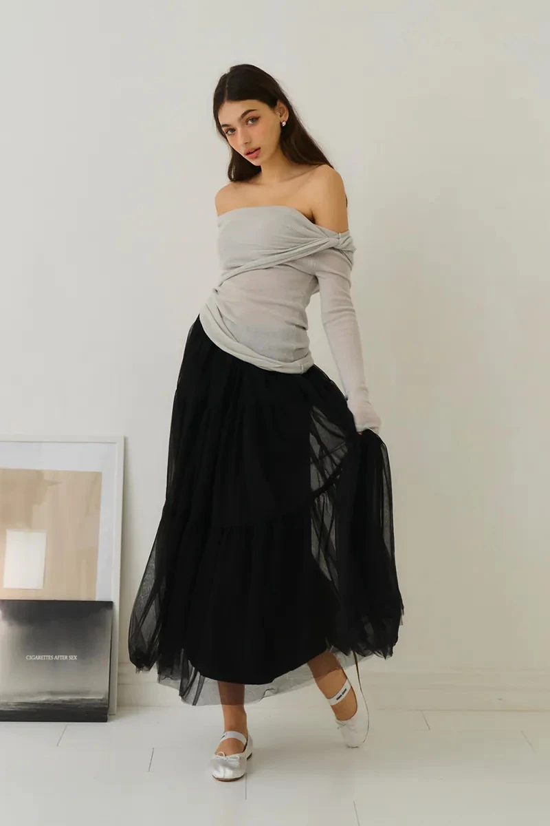 Tutu Maxi Skirt
